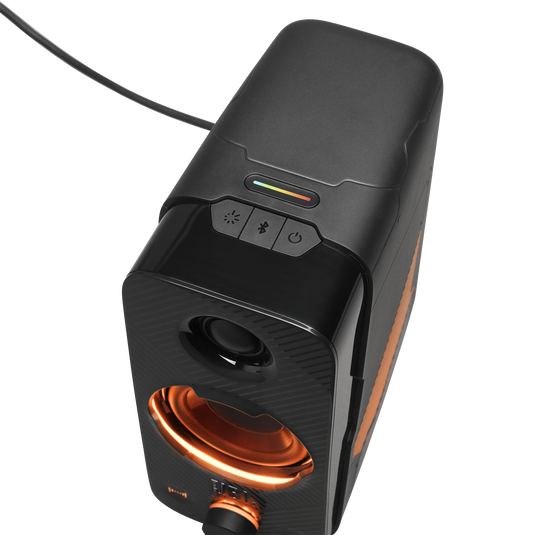 JBL Quantum Duo - Black Matte - PC Gaming Speakers - Detailshot 4 image number null